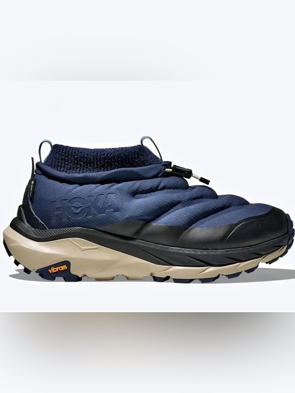 Hoka Kaha 2 Frost Moc GORE-TEX Midnight Blue Oyster Mushroom Men's Size 9